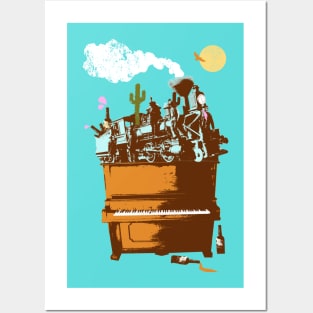 WESTERN PIANO Posters and Art